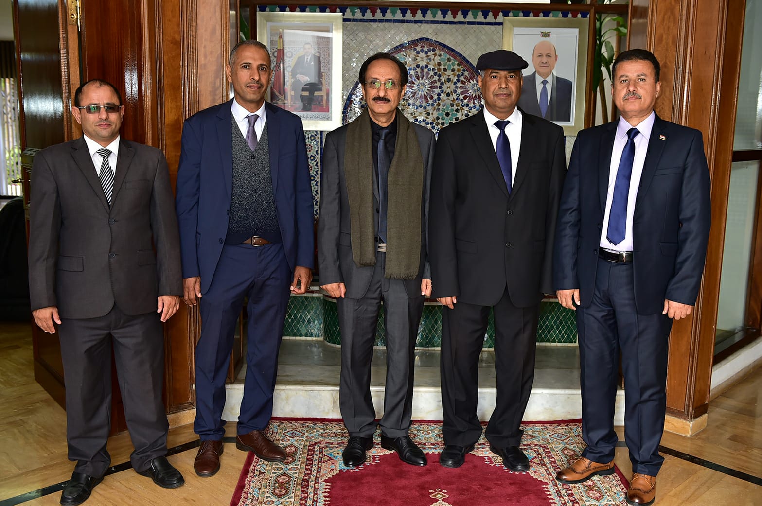 سفارتنا بالرباط تستقبل التعازي في وفاة الأديب اليمني الكبير الدكتور المقالح