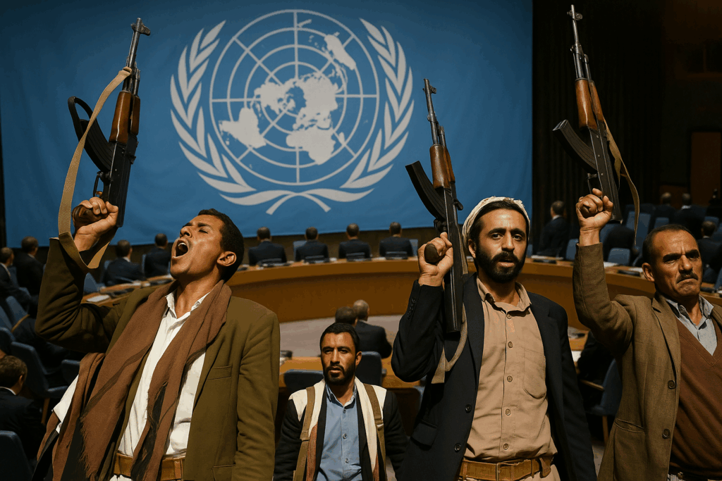 مقدرات اليمن رهينة المساومات الدولية.. كيف أسهم تواطؤ المجتمع الدولي مع الحوثيين في تدمير البنية السيادية لليمن؟